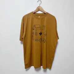 OUTDOOR FIT＋　アウトドア　キャンプギアT ブラウン　3L 美品