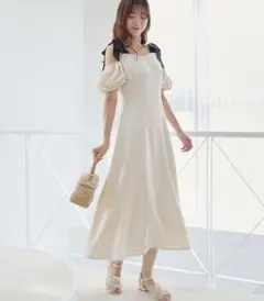 2wayバイカラーリボンワンピース MAJESTIC LEGON