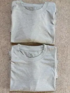 無印良品 Tシャツ グレー 紳士 Lサイズ 2枚セット