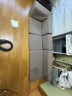 ブラウン 2人掛けソファ