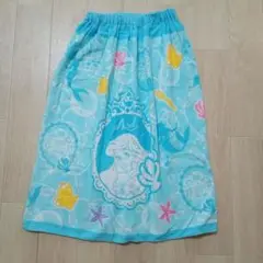 アリエル ラップタオル 水色 ボタン付き