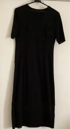 【タグ付き未使用品】JNBY ブラックロングワンピース