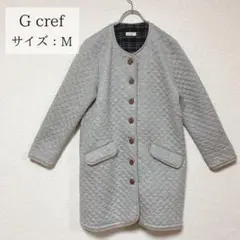 G cref キルティングコート グレー