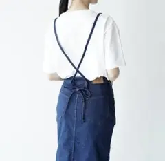 リー Lee ストレッチデニム サスペンダー付き タイトスカート Mサイズ