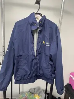 ネイビー ジップアップジャケット