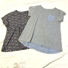 UNIQLOほか　花柄ブラウス　Tシャツ 120cm