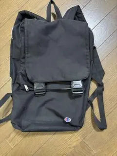 チャンピョン　Champion ブラックリュック フラップ式　中学生　高校生