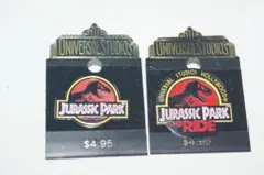 JURASSIC PARK ピンバッジ2個 US アメリカ購入品 1999年