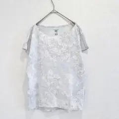 ユニクロ　UNIQLO ヨガウェア ドライEXプリントクルーネックT Mサイズ