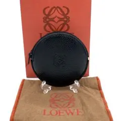 未使用保管品 ロエベ コインケース 小銭入れ 財布 ブラック LOEWE