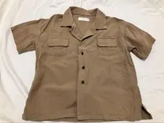 【riziere】110㎝　サマーシャツ sand 男の子　シャツ