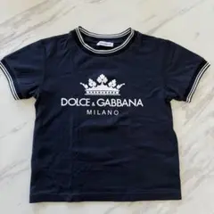 DOLCE & GABBANA ドルガバ Tシャツ 98cm ネイビー ロゴ