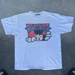 レア品　90s USA製 Disney ミッキー Tシャツ メンズ L