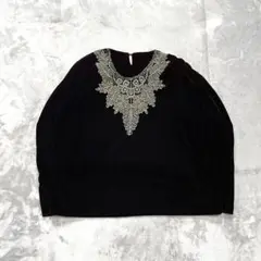 00's vintage 長袖トップス ベロア アーカイブ グランジ