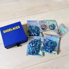 靴紐　チャーム　青　SHOELACES