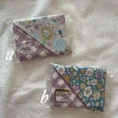 1257・ハンドメイド♡ダブルガーゼハンカチ 二枚セット