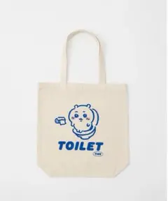 ちいかわ トートバッグ TOILET トイレ トーキングヘッズ