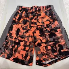 UNDER ARMOUR YXL ハーフパンツ オレンジ・黒