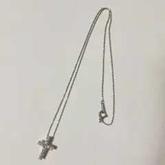 【未使用 美品】❤️お値下げ❤️クロス ジルコニア ネックレス
