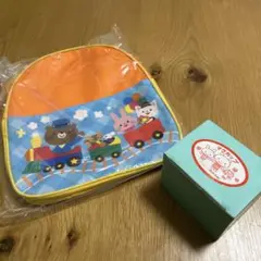 【新品未使用】動物キャラクター小型リュックとマグカップ