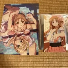 SAO ソードアートオンライン　アスナ　クリアファイル　マスクケース