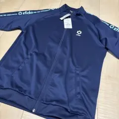 sfida スフィーダ ジャージ 上 ジップアップ 長袖 ネイビー 新品未使用