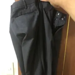ダークグレー スラックス バックポケット付き(175cm lサイズ 標準体型)