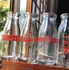 戦前の牛乳瓶【レトロ】No.⑧ Yahoo!オークション -「牛乳瓶」(ガラス) (工芸品)の落札相場