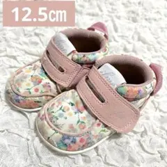 【美品】イフミー スニーカー ピンク 花柄 12.5cm