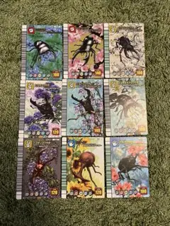 【希少美品】　ムシキング5周年　日本のムシカードセット