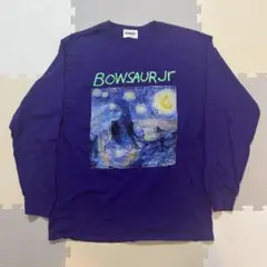 Bowwow Bowsaur Jr. L/S TEE 紫 L バウワウ ロンT