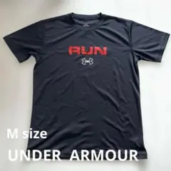 Under Armour RUN Tシャツ 黒