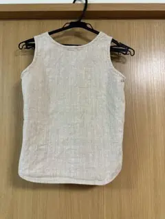 【貴重】うさとの服　キッズタンクトップ　Usaato /天然素材