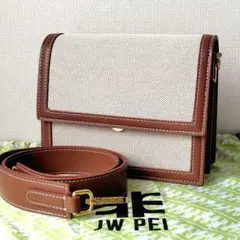 美品✨️JW PEI　ショルダーバッグ　ベージュ/ブラウン