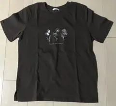 【新品・未使用】GLACIER イラストブラウンTシャツ半袖　Mサイズ