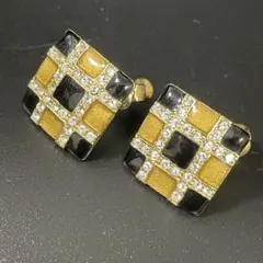 ヴィンテージアクセサリー　一点物　ゴールド　ゴージャス　イヤリング　昭和レトロ