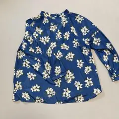 UNITED花柄長袖ブラウス Mサイズ