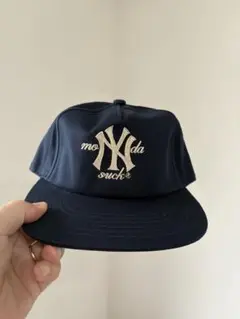 【新品正規品】 Mondaysuck NYC Hat ネイビー 正規店購入 Mondaysuck NYC Hat