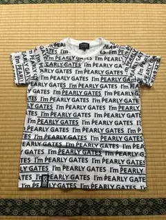 PEARLY GATES ロゴプリントシャツ　ゴルフウェア　30周年