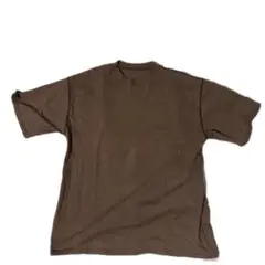 半袖Tシャツ ブラウン シンプル カジュアル
