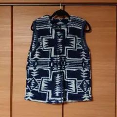【中古品】スノーピーク フリース Printed Fleece Vest