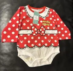 ミニーマウス　ロンパース　女の子　新品