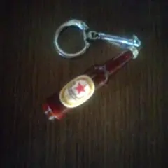 サッポロビール 赤星 キーホルダー ボールペン内蔵 未使用 レア