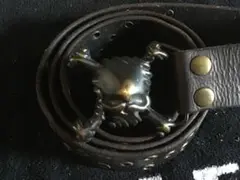 オークリーベルト　スカルバックル