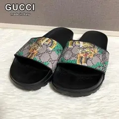 【美品・希少品】GUCCI サンダル 和虎 PVC GGスプリーム 28cm 黒