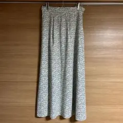 柄ロングスカート☆春夏☆フリーサイズ
