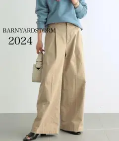 2024年　タグ付き未使用品　BARNYARDSTORM タックワイドパンツ
