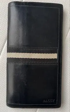 BALLY ブラックレザー 長財布