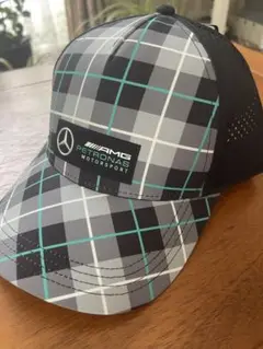 AMG PETRONAS チェック柄キャップ