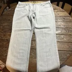 TOMMYHILFIGERトミーヒルフィガーデニムパンツオフホワイト3Lサイズ